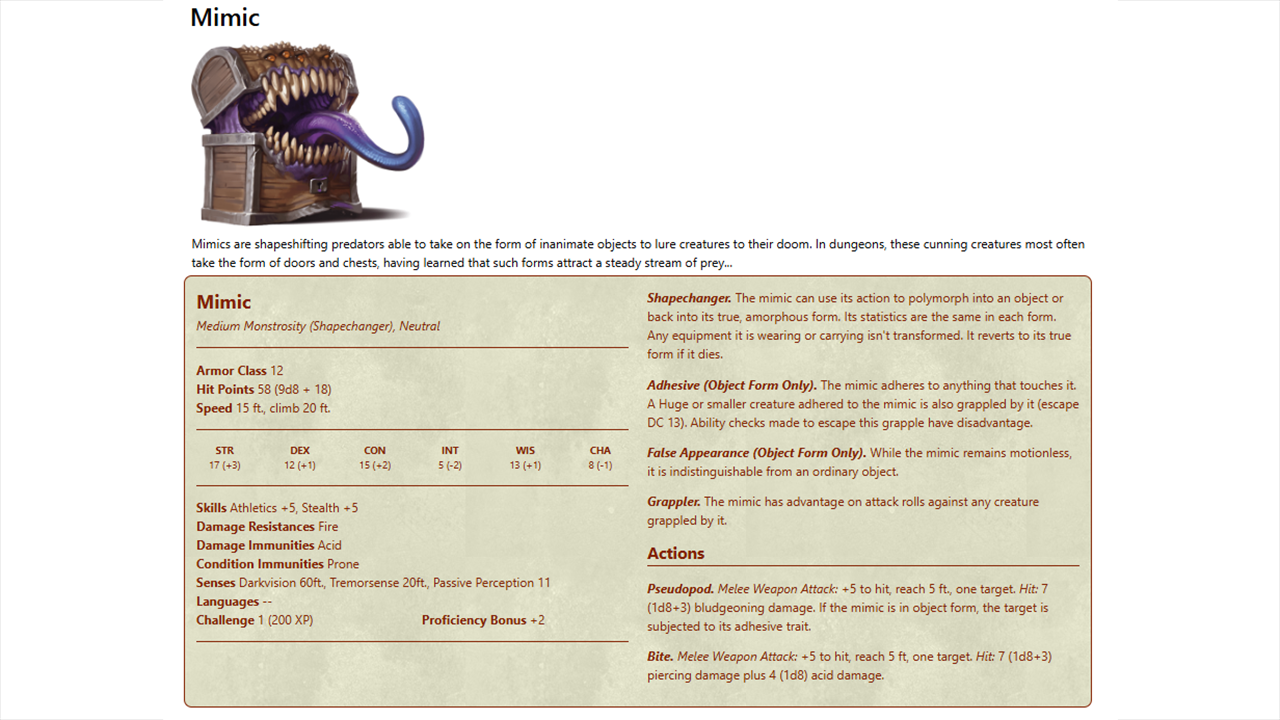Monster Maker project screenshot